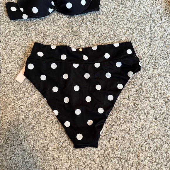 Victoria’s Secret Black Polka Dot Bikini Set - Picture 2 of 6
